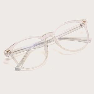 Shein || clear glasses with case
